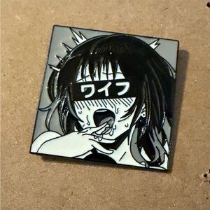 Manga Anime Waifu japanese Girl manga enamel pin